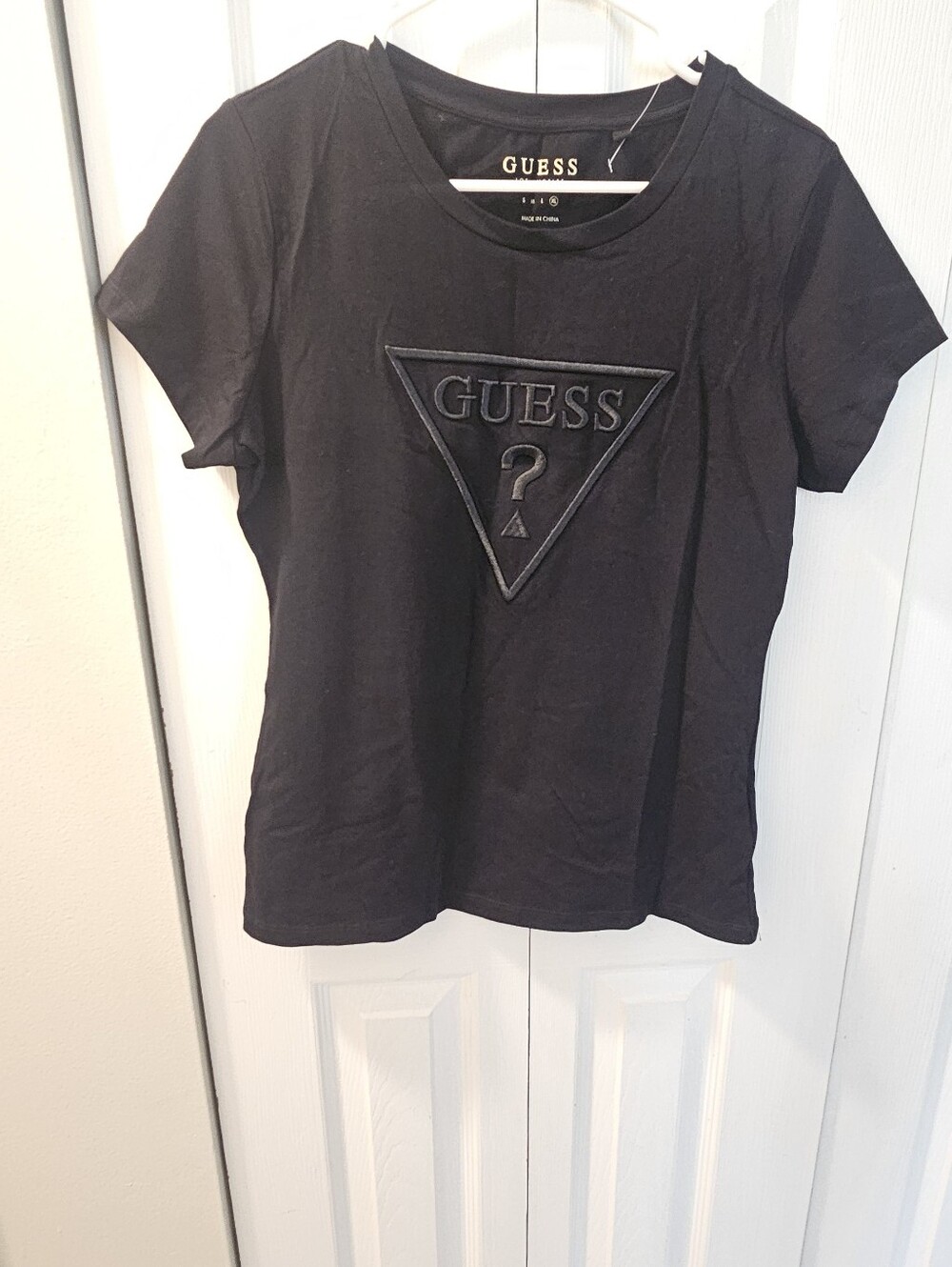 Guess Black Short Sleeve Size M